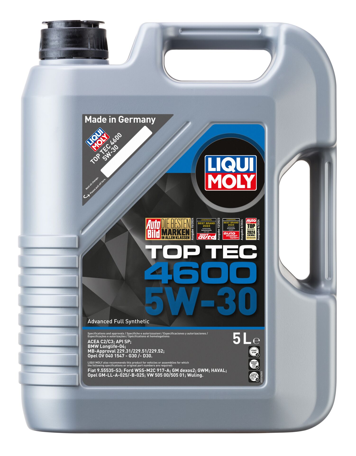 Liqui Moly Top Tec 4600 Dexos2 5W-30 Motor Yağı (LQM-2316)