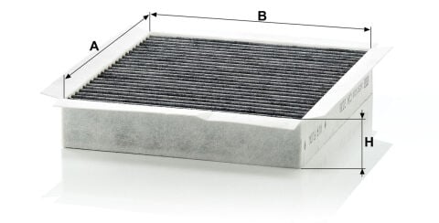 Mercedes M Serisi W163 1997-2005 ML 320 M112 Polen Filtresi | MANN CUK2338