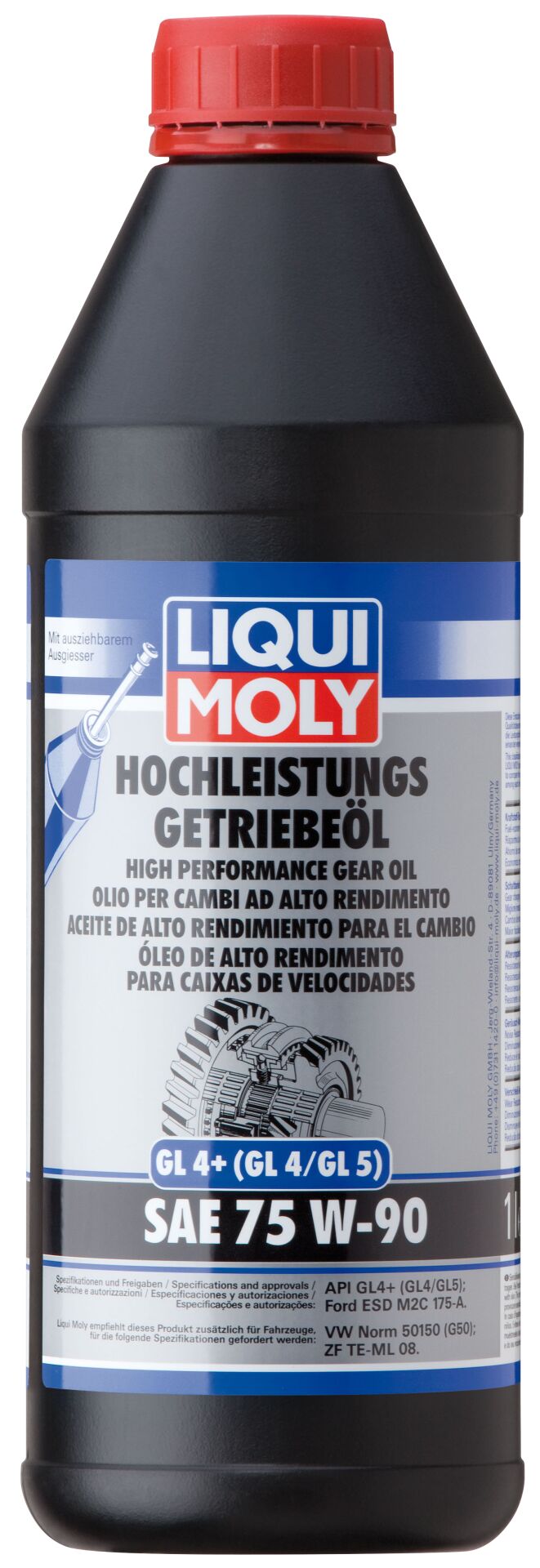 Liqui Moly GL4+ 75W-90 Dişli Şanzıman Yağı (LQM-4434)
