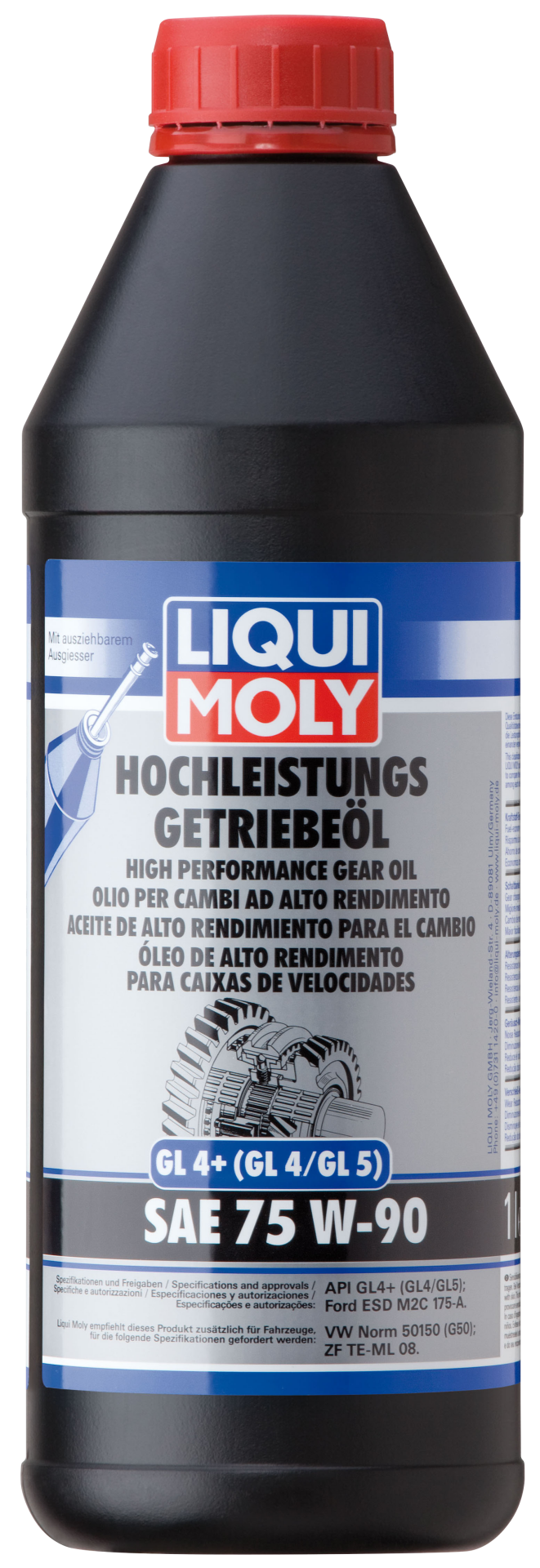 Liqui Moly High Performance GL4+ 75W-90 Dişli Şanzıman Yağı (LQM-4434)