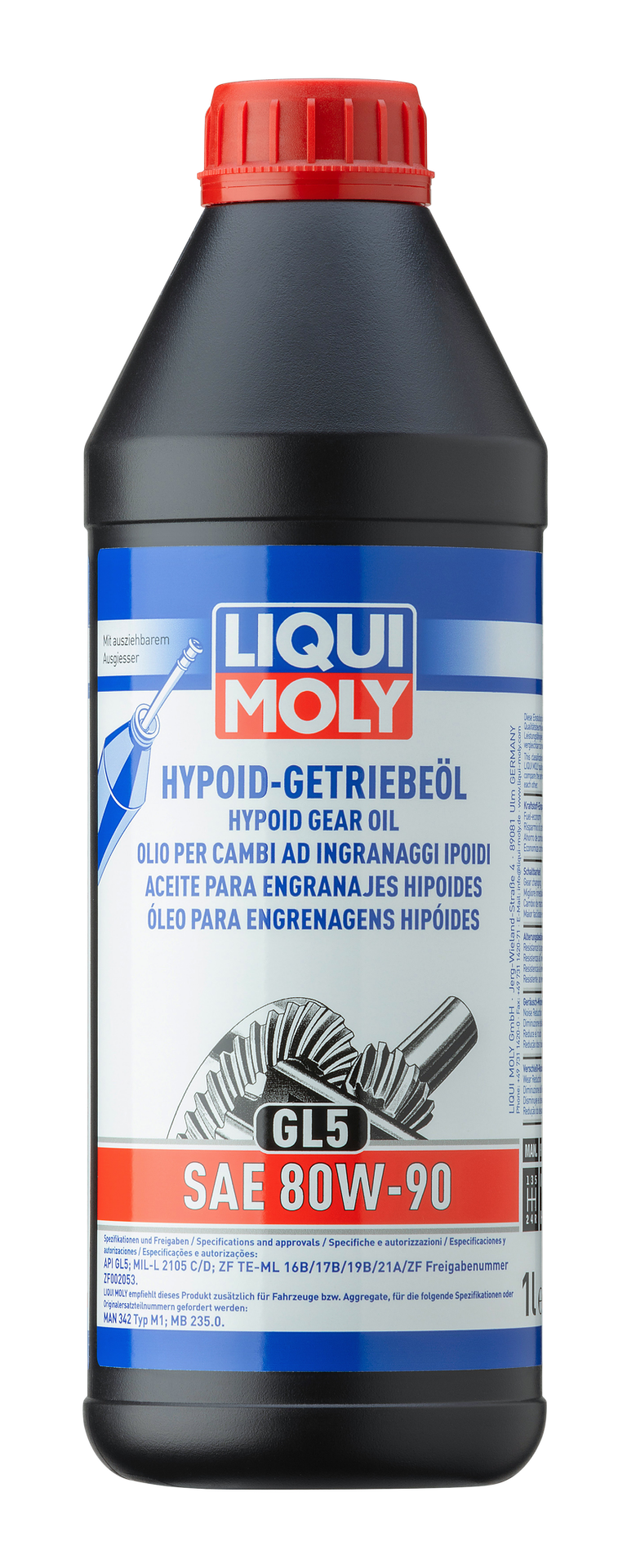 Liqui Moly Hypoid 80W-90 Dişli Şanzıman Yağı (LQM-4406)