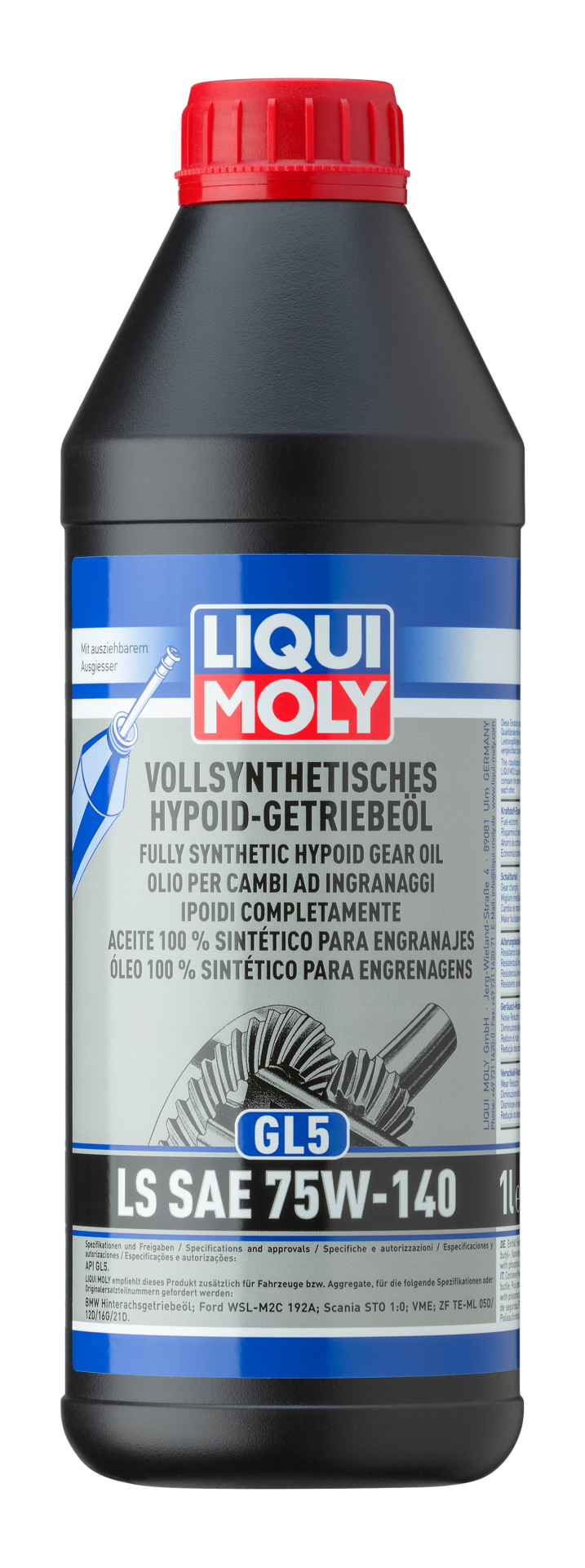 Liqui Moly Tam Sentetik GL5 75W-140 Dişli Şanzıman Yağı (LQM-4421)