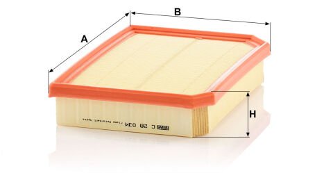 Mercedes CLA C118 CLA 220 M260 Hava Filtresi | MANN C28034