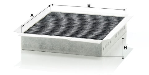 Mercedes M Serisi W163 1997-2005 ML 430 M113 Polen Filtresi | MANN CUK2338