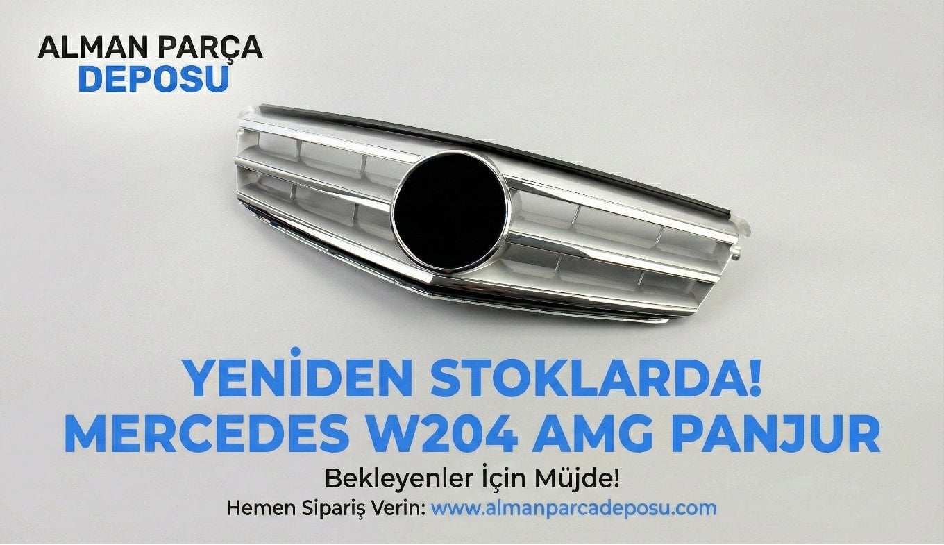 Mercedes-Benz W204 sahiplerinin uzun süredir beklediği AMG Panjur sonunda stoklarımızda!