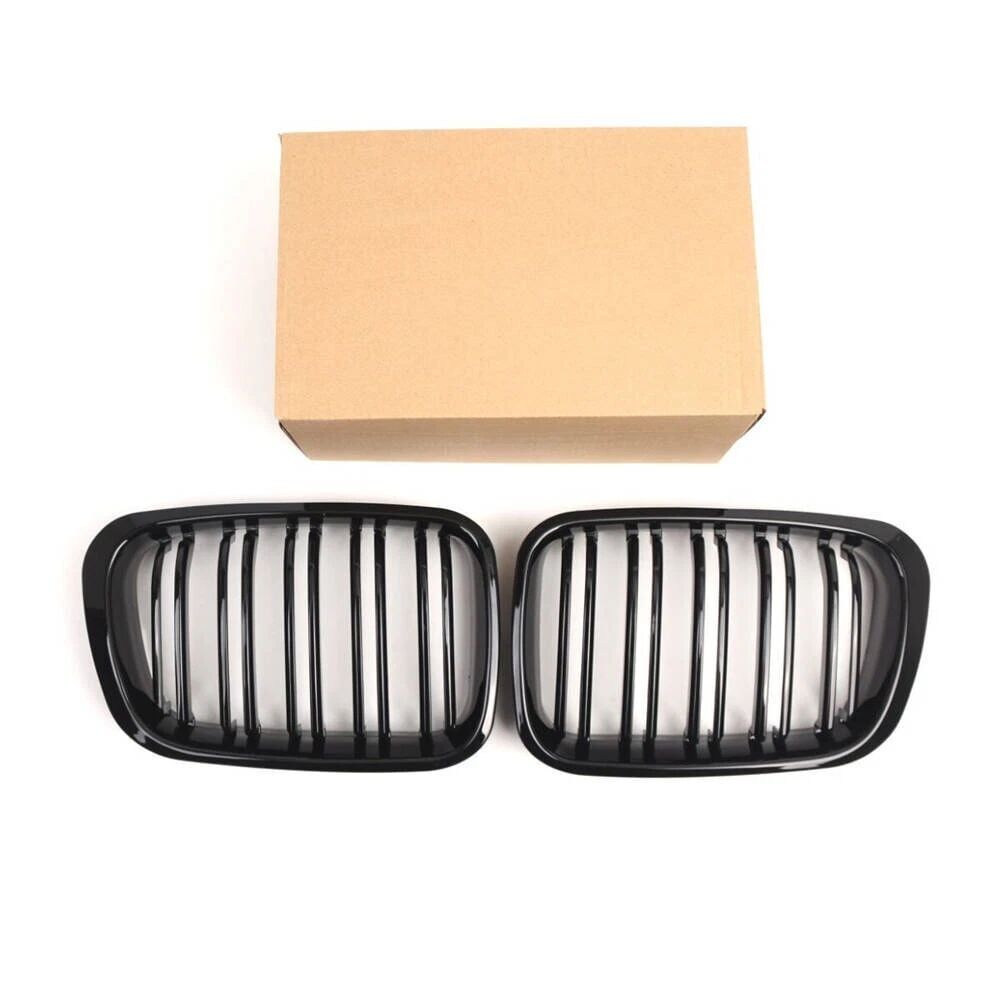 BMW E46 1999-2001 Sedan Piano Black Grille Set
