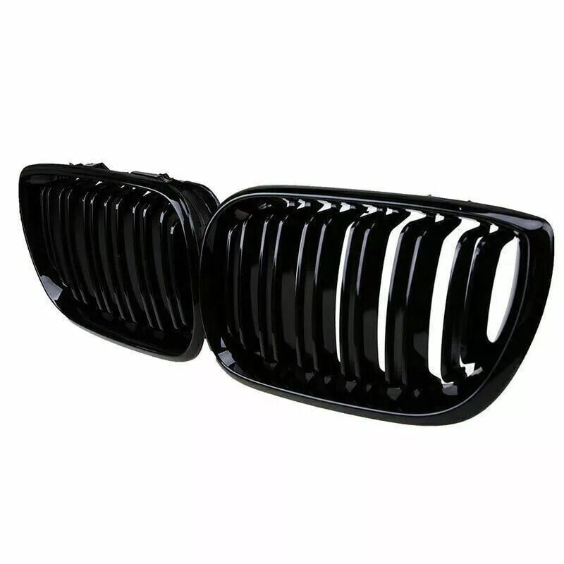 BMW E46 2002-2005 Sedan Piano Black Grille Set