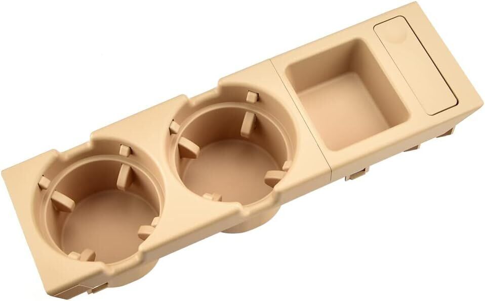 BMW E46 Cup Holder and Coin Box - Beige