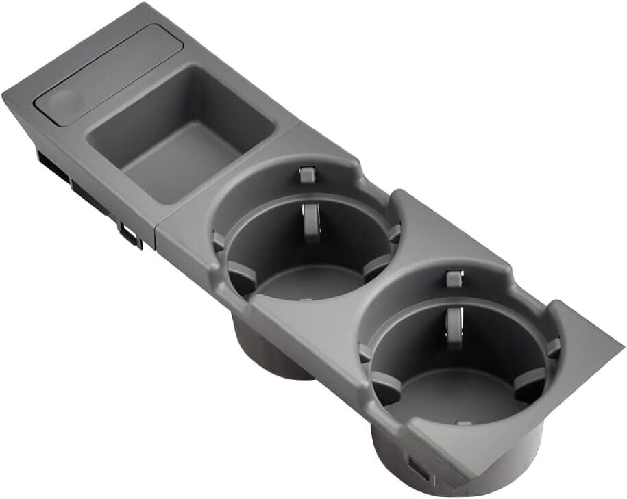 BMW E46 Cup Holder and Coin Box Gray