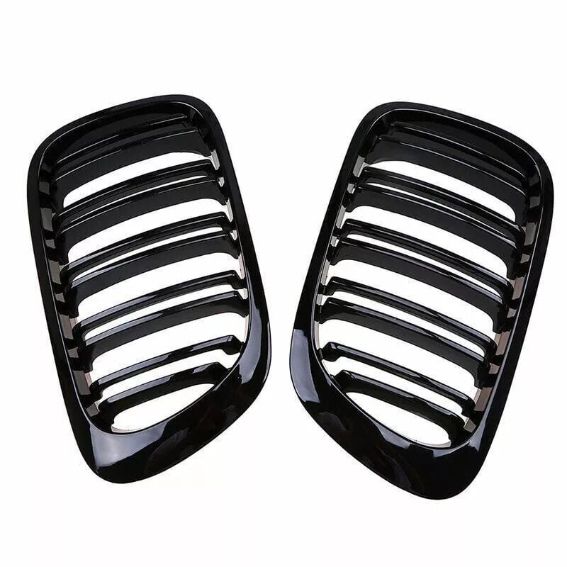 BMW E46 Coupe Piano Black Grille Set