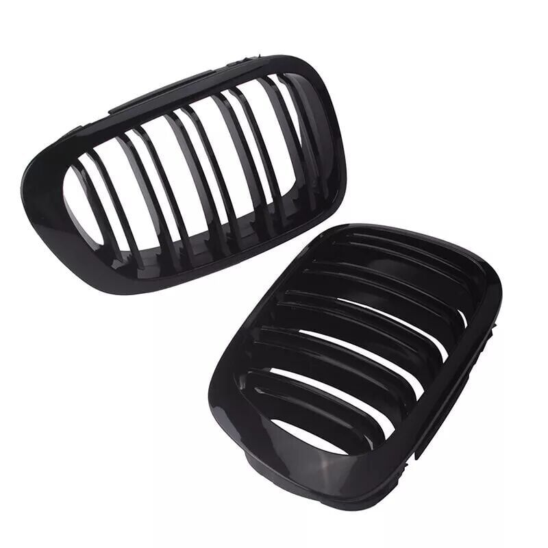 BMW E46 Coupe Piano Black Grille Set