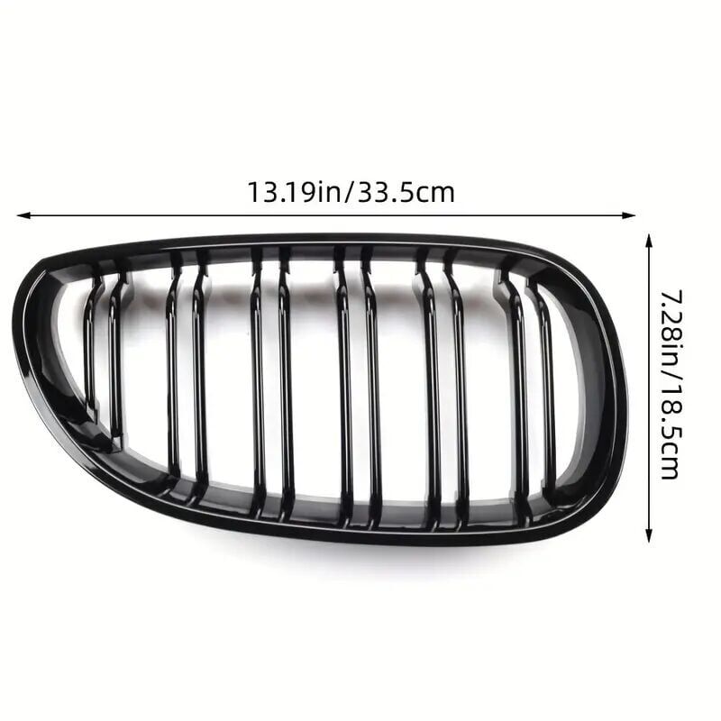 BMW E60 Piano Black Double Slat Grille