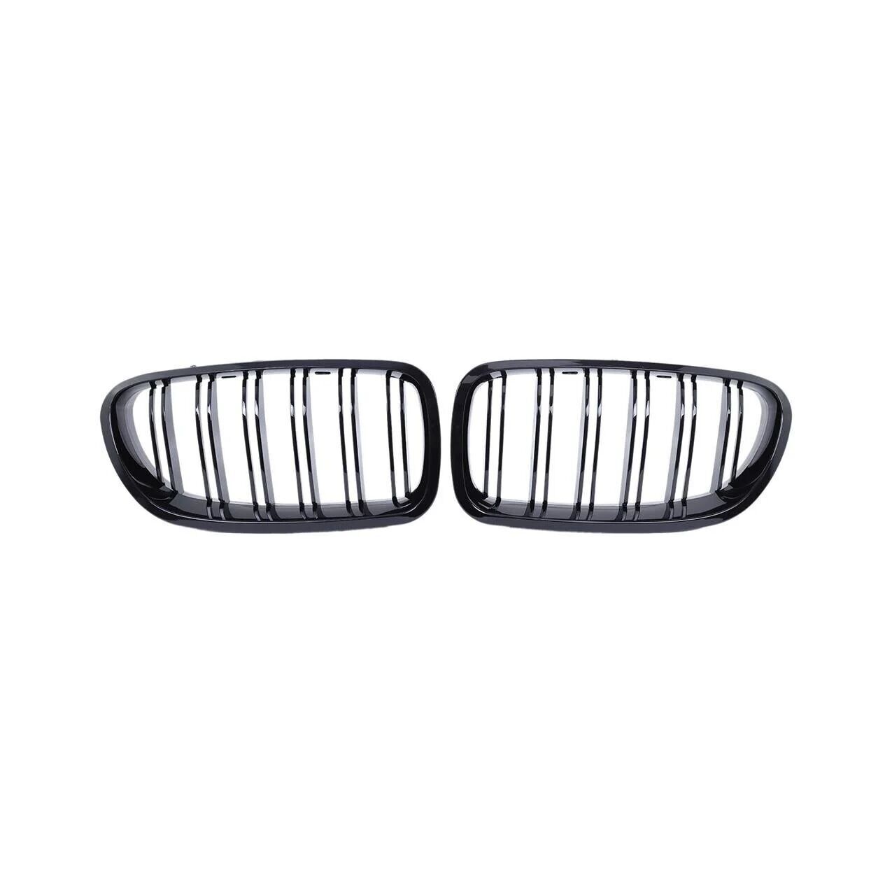 BMW F10 Piano Black Double Slat Grille Set