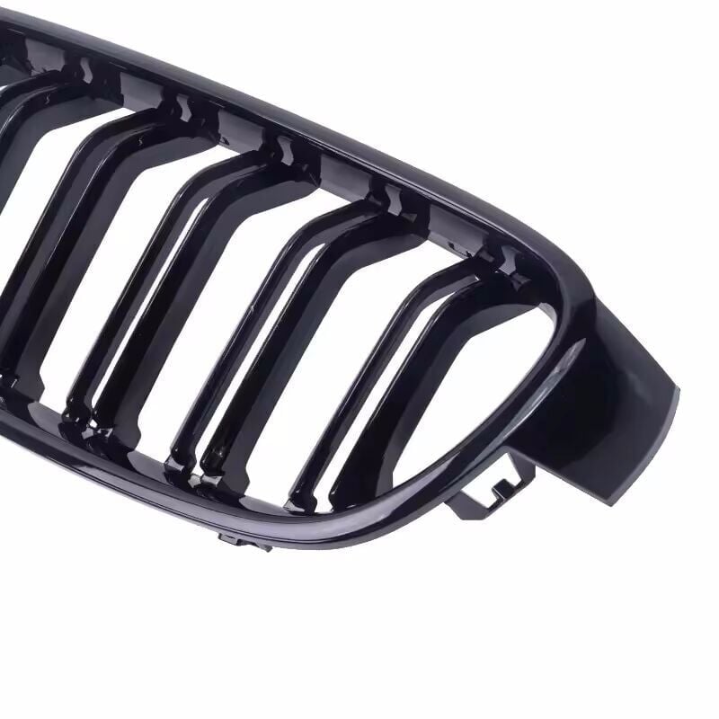 BMW F30 Piano Black Double Slat Grille Set