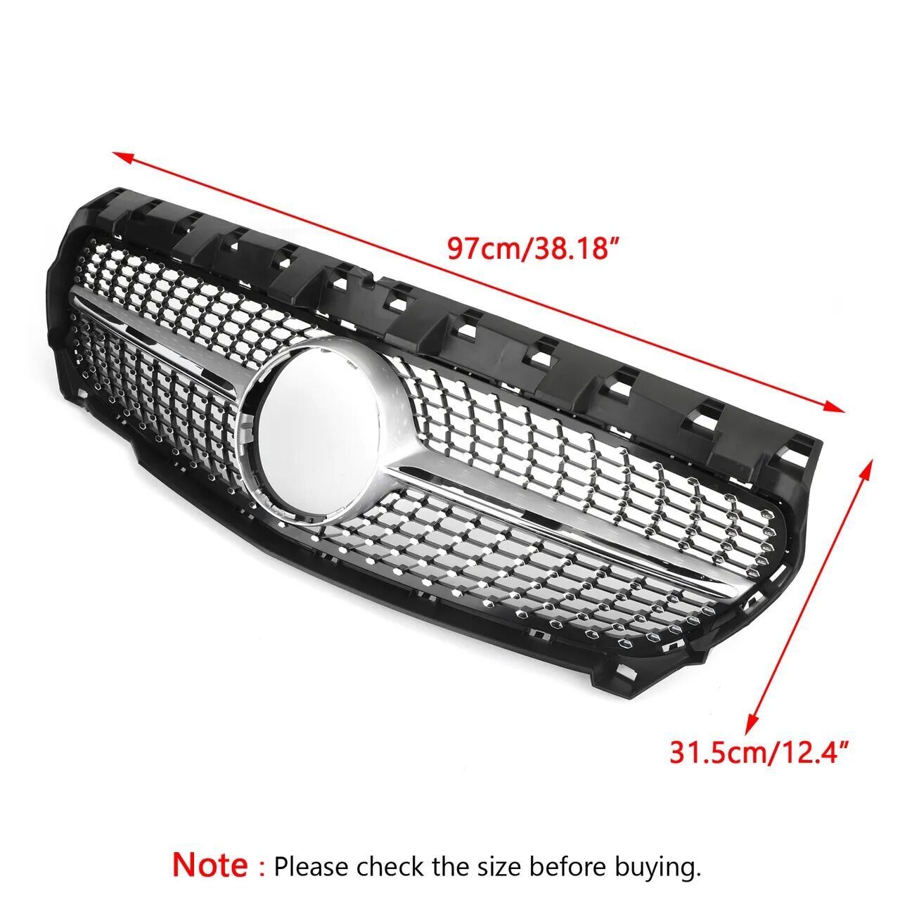 Mercedes W117 CLA Diamond Chrome Grille | APD