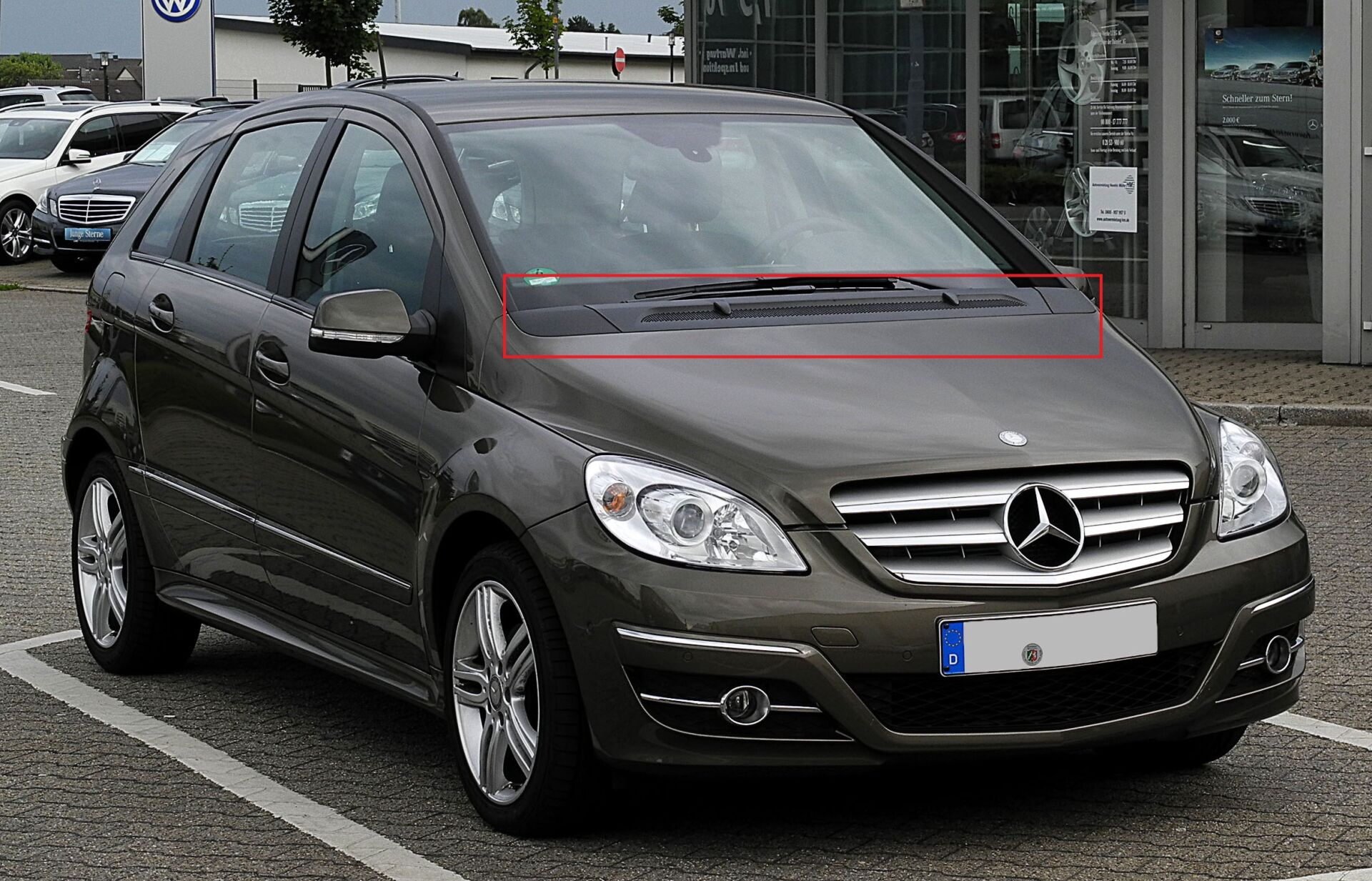 Mercedes A-Class W169 Lower Window Grille Set Mercedes B Ser