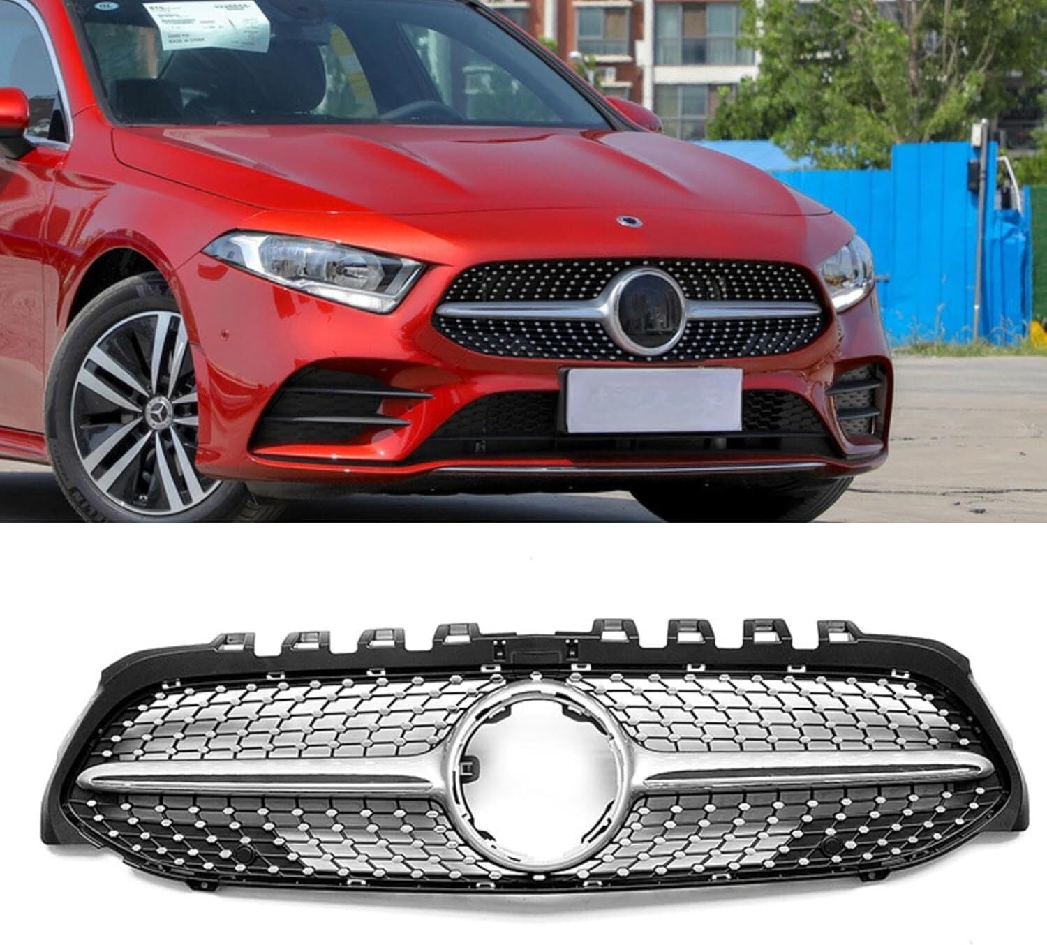 Mercedes W177 Diamond Grille A-Class 2019-2022