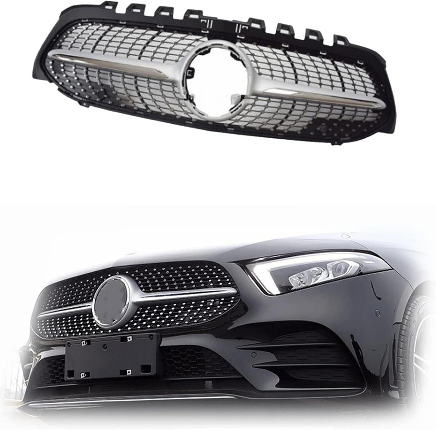 Mercedes W177 Diamond Grille A-Class 2019-2022