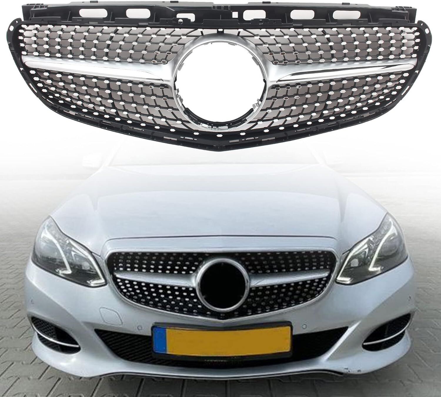 Mercedes W212 Diamond Grille 2013-2016