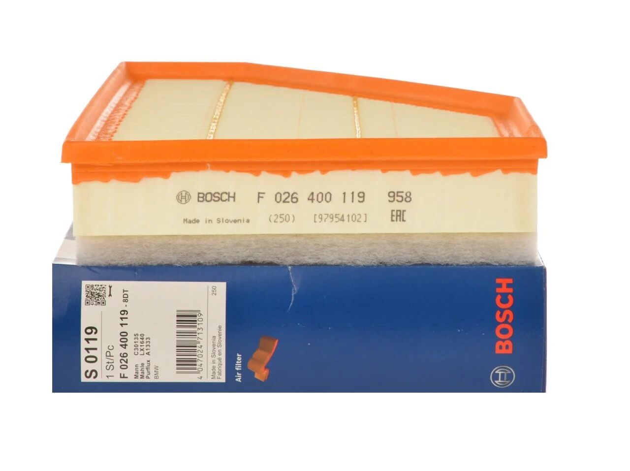 BMW 116d 118d 120d E81/E87 N47 Air Filter | BOSCH