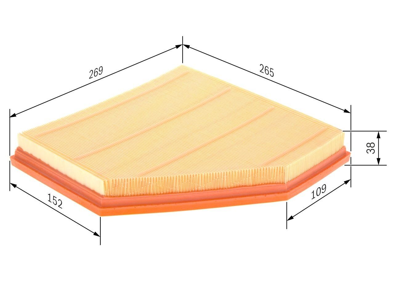 BMW 2 Series 218i F22 B48 Air Filter | BOSCH