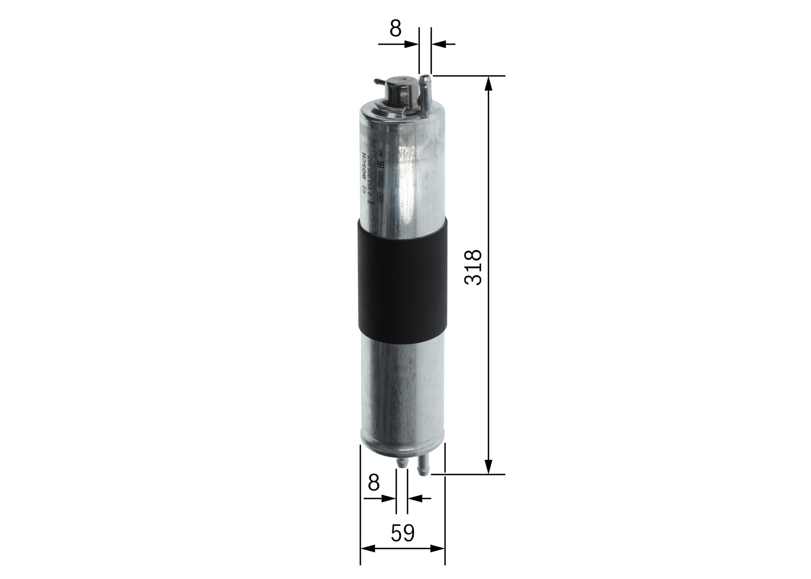 BMW 3 Series E46 316i/Ci N42 N45 N46 Fuel Filter | BOSCH 0450905952