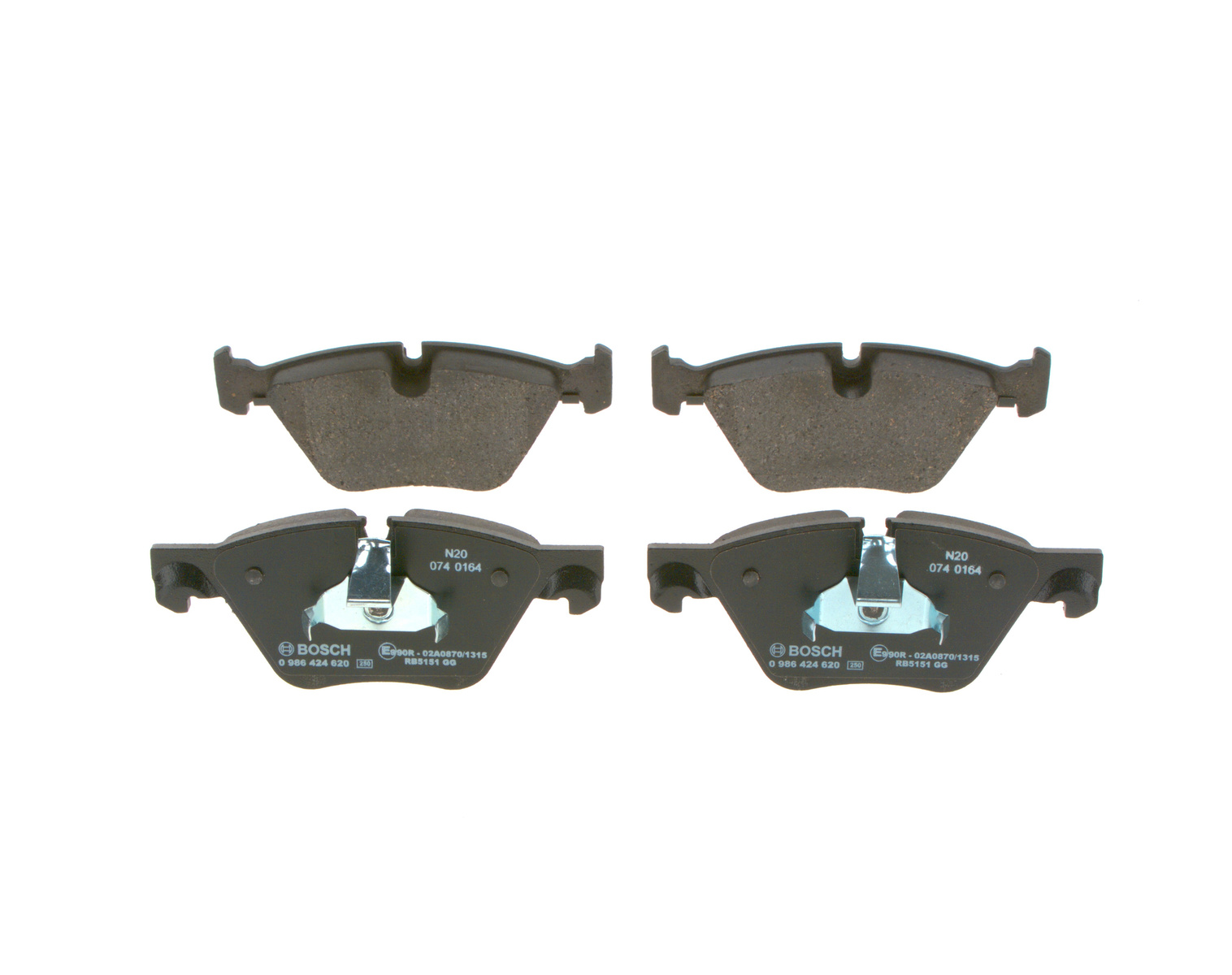 BMW E60 530Li Fren Balatası Ön | BOSCH 0986424620