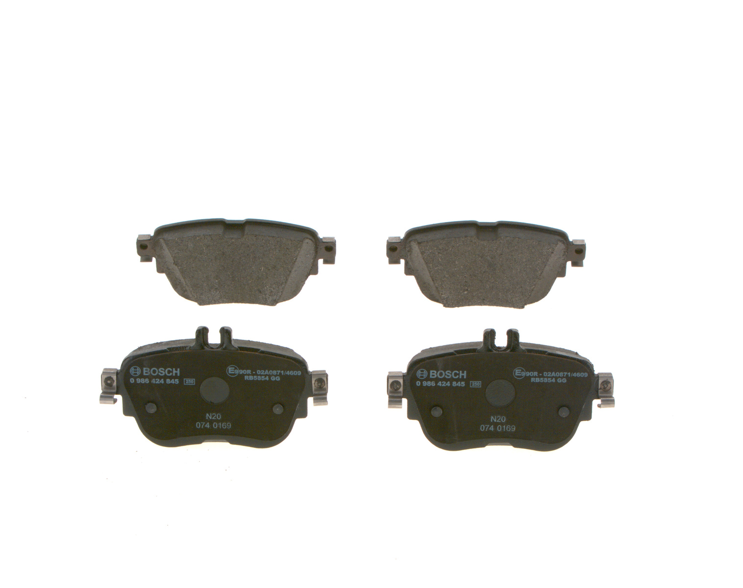 Mercedes W257 CLS 300d Fren Balatası Arka | BOSCH 0986424845