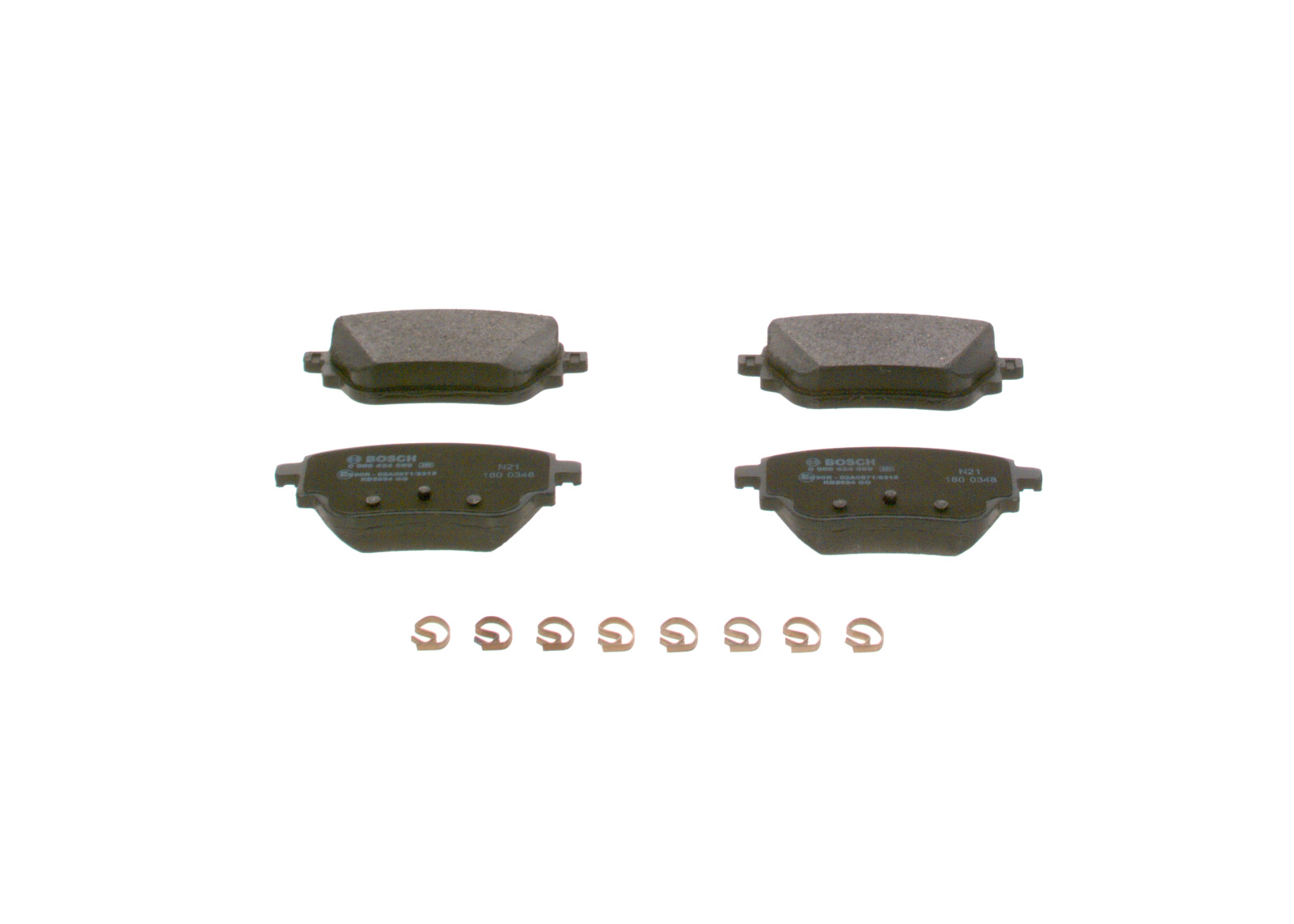 Mercedes W247 B 200 Fren Balatası Arka | BOSCH 0986424889