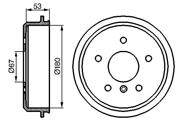 Mercedes W168 A Fren Kampanası | BOSCH 0986477096