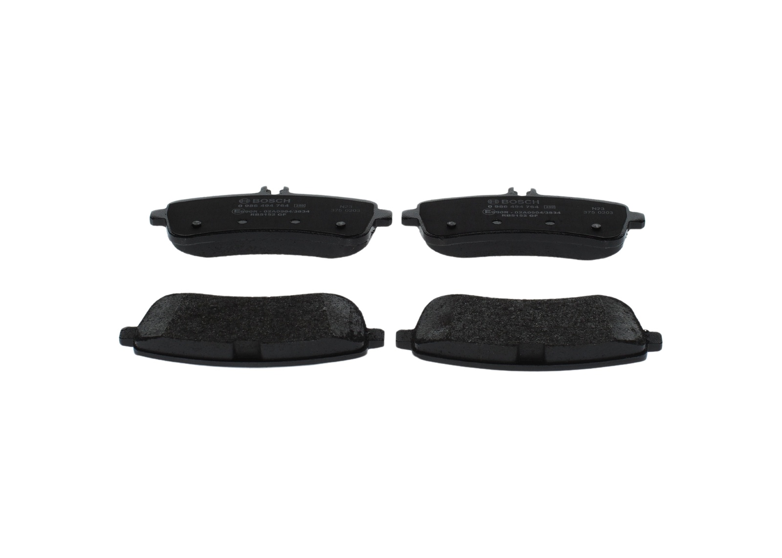 Mercedes W222 S 560 Maybach Fren Balatası Arka | BOSCH 0986494764