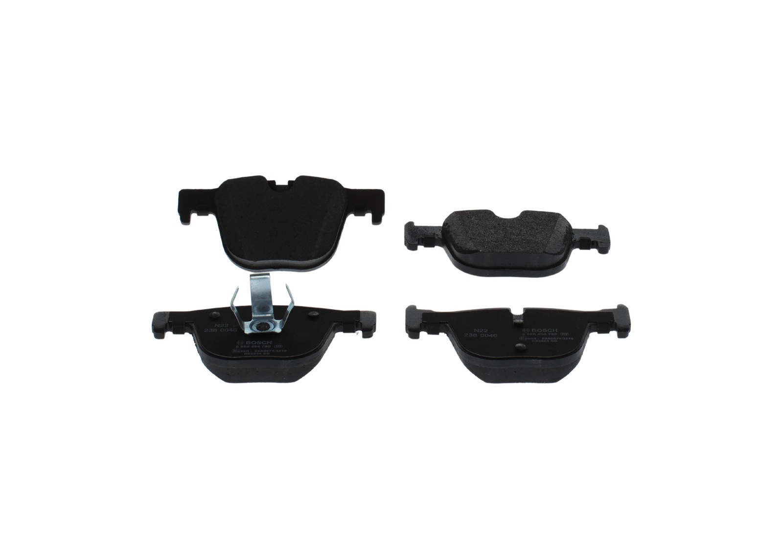 BMW F32 440i Fren Balatası Arka | BOSCH 0986494786