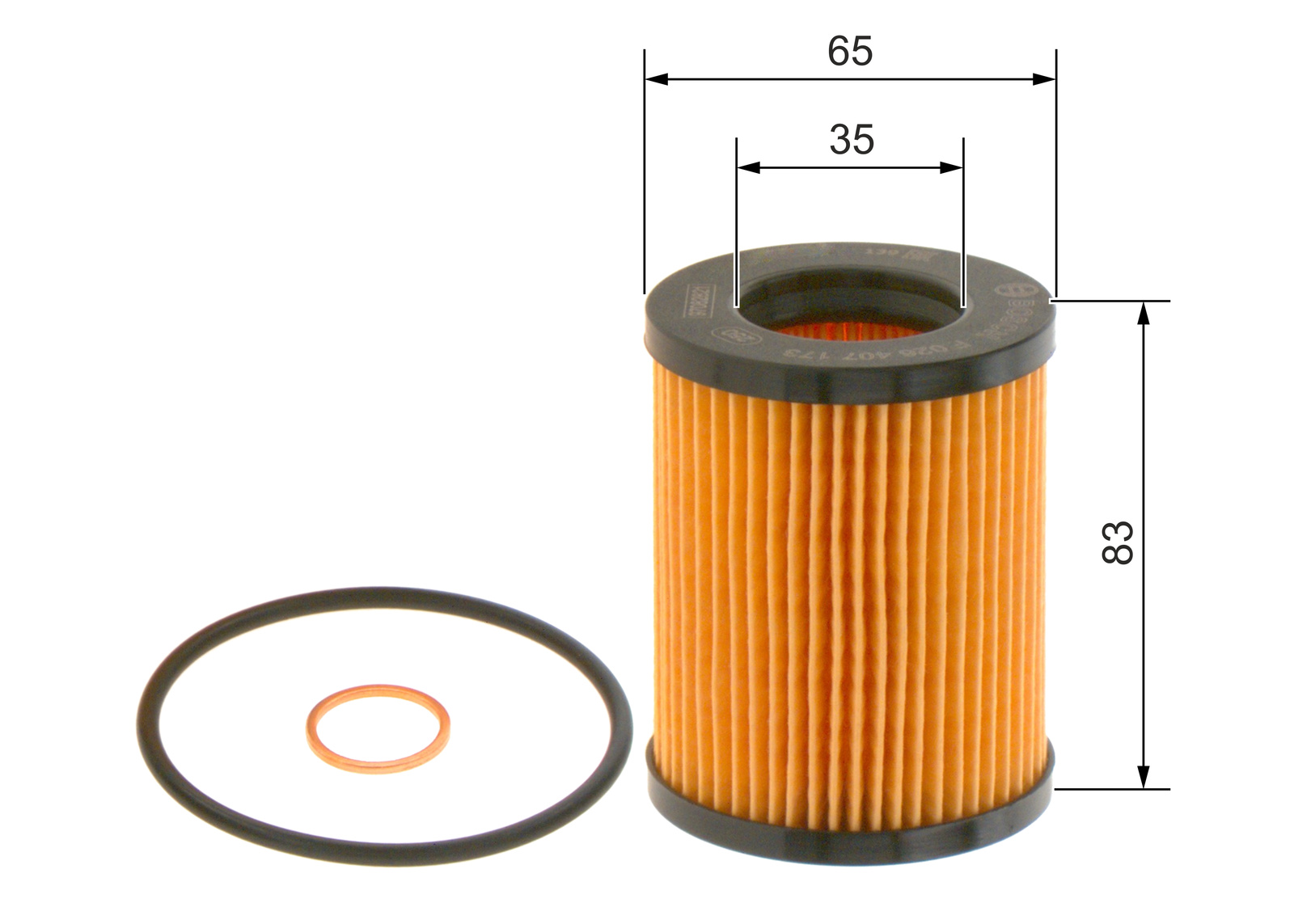 BMW F31 316i N13 Yağ Filtresi | BOSCH F026407173