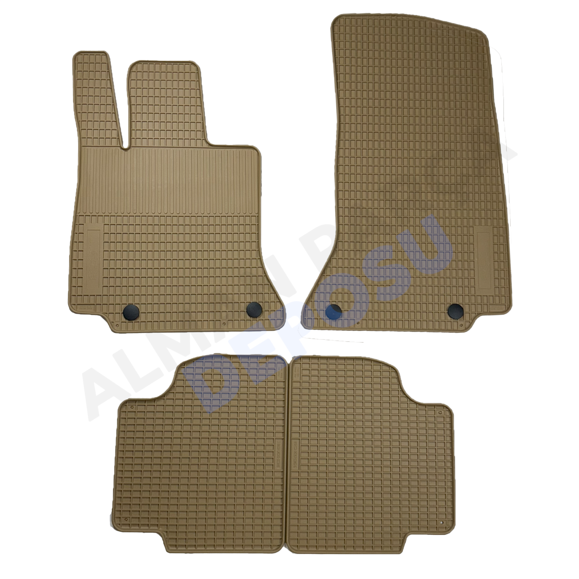 Mercedes C-Class 2020- W206 Beige Rubber Floor Mat