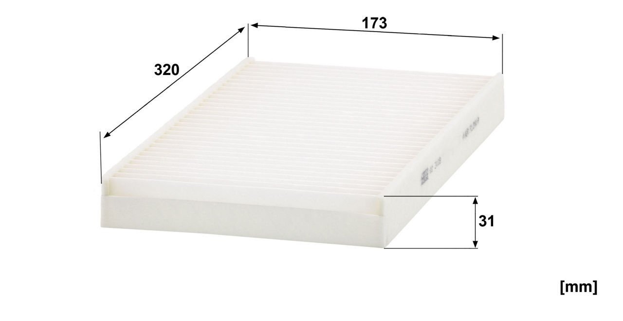 BMW 5 Series E60/61 520d N47 Cabin Filter | MANN CU 3139 BMW
