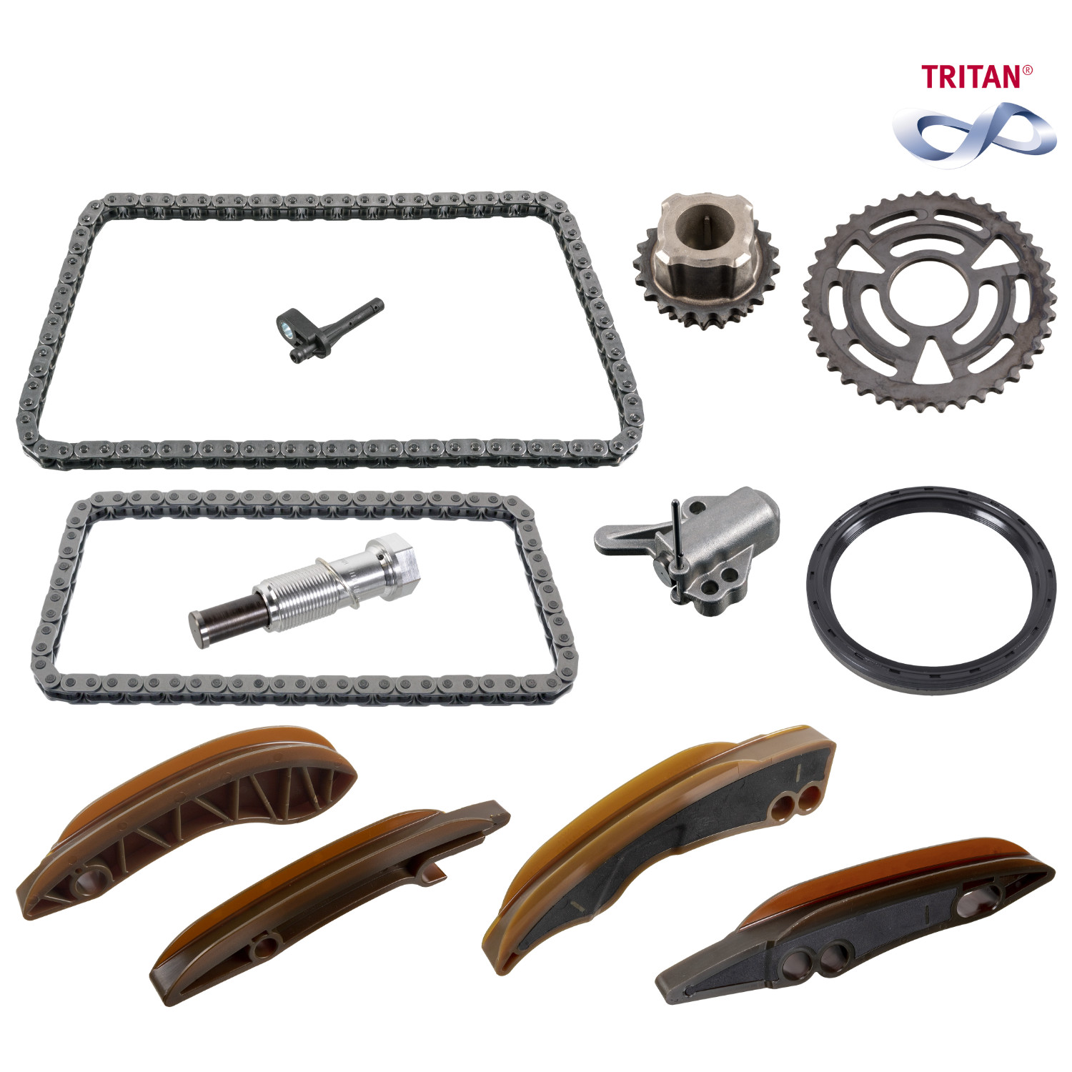 BMW 5 Serisi F10 N47S1 Eksantrik Zincir Seti | FEBI 102040