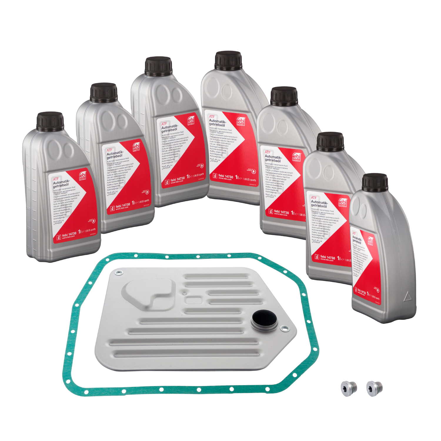 BMW 7 Series E38 740i M60 Transmission Oil and Filter Set FEBI 176879