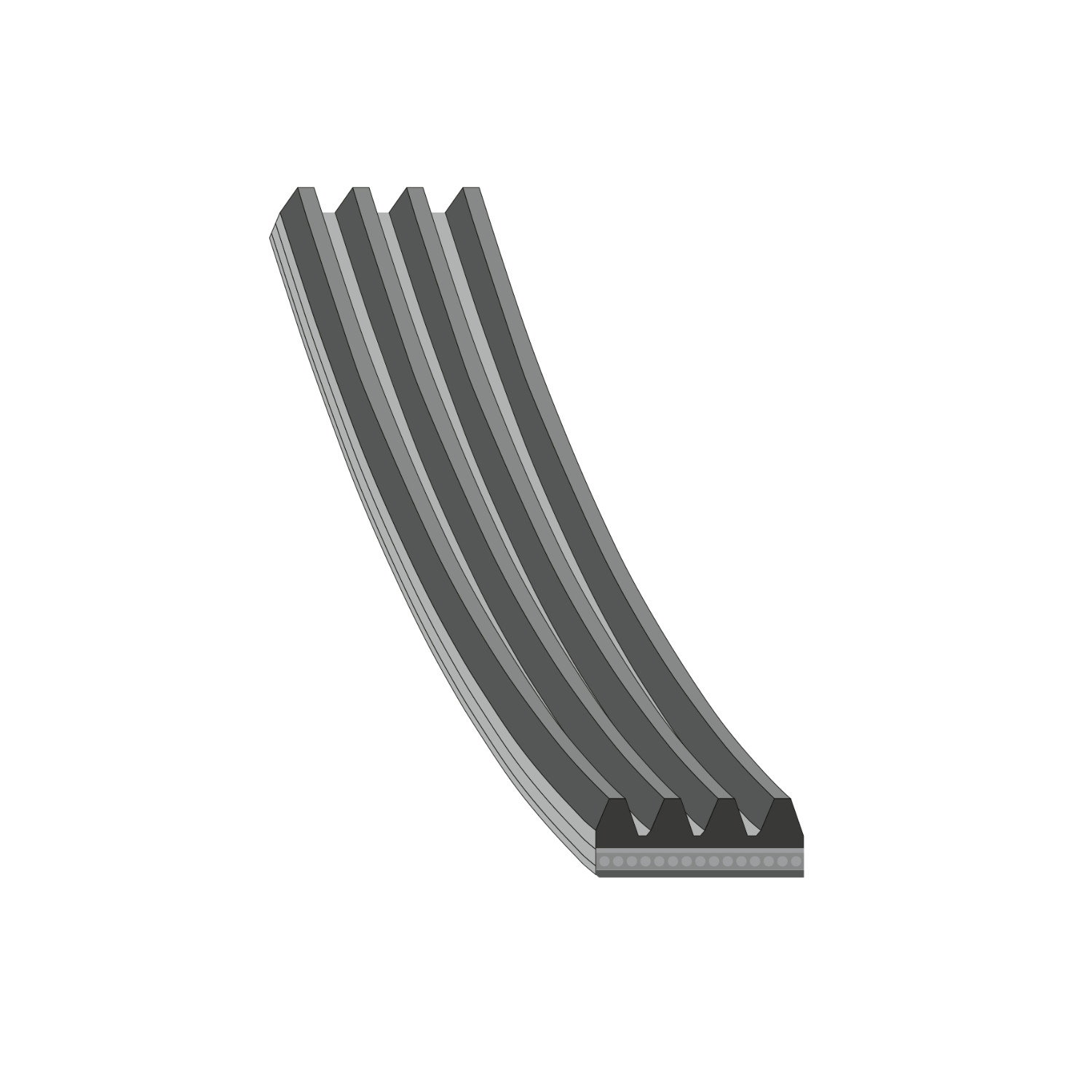 BMW 5 Series E34 Serpentine Belt 4pk855 | FEBI 28784