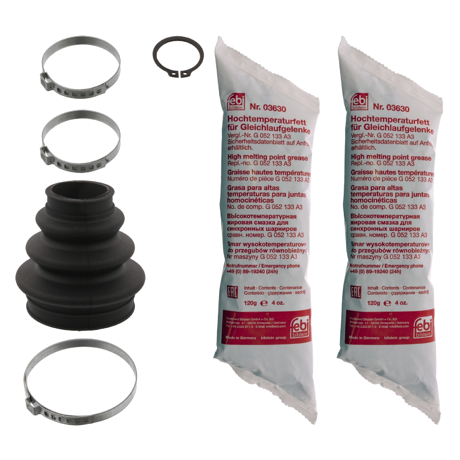 BMW 5 Series E60 Outer Rear CV Boot | FEBI 36558