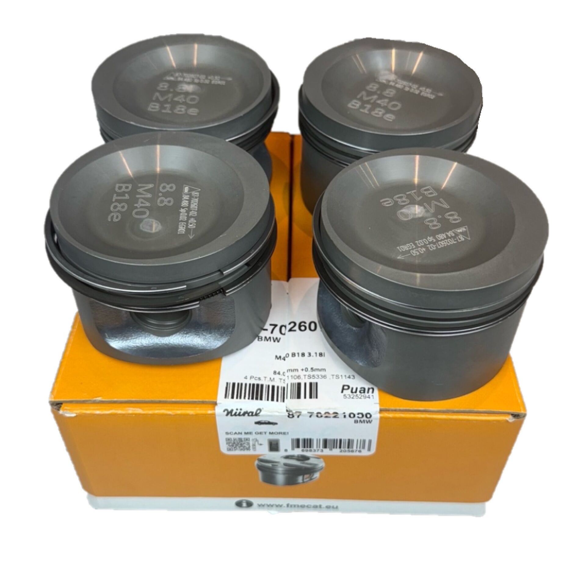 BMW E36 M40 Piston + Ring 0.50 84.50MM