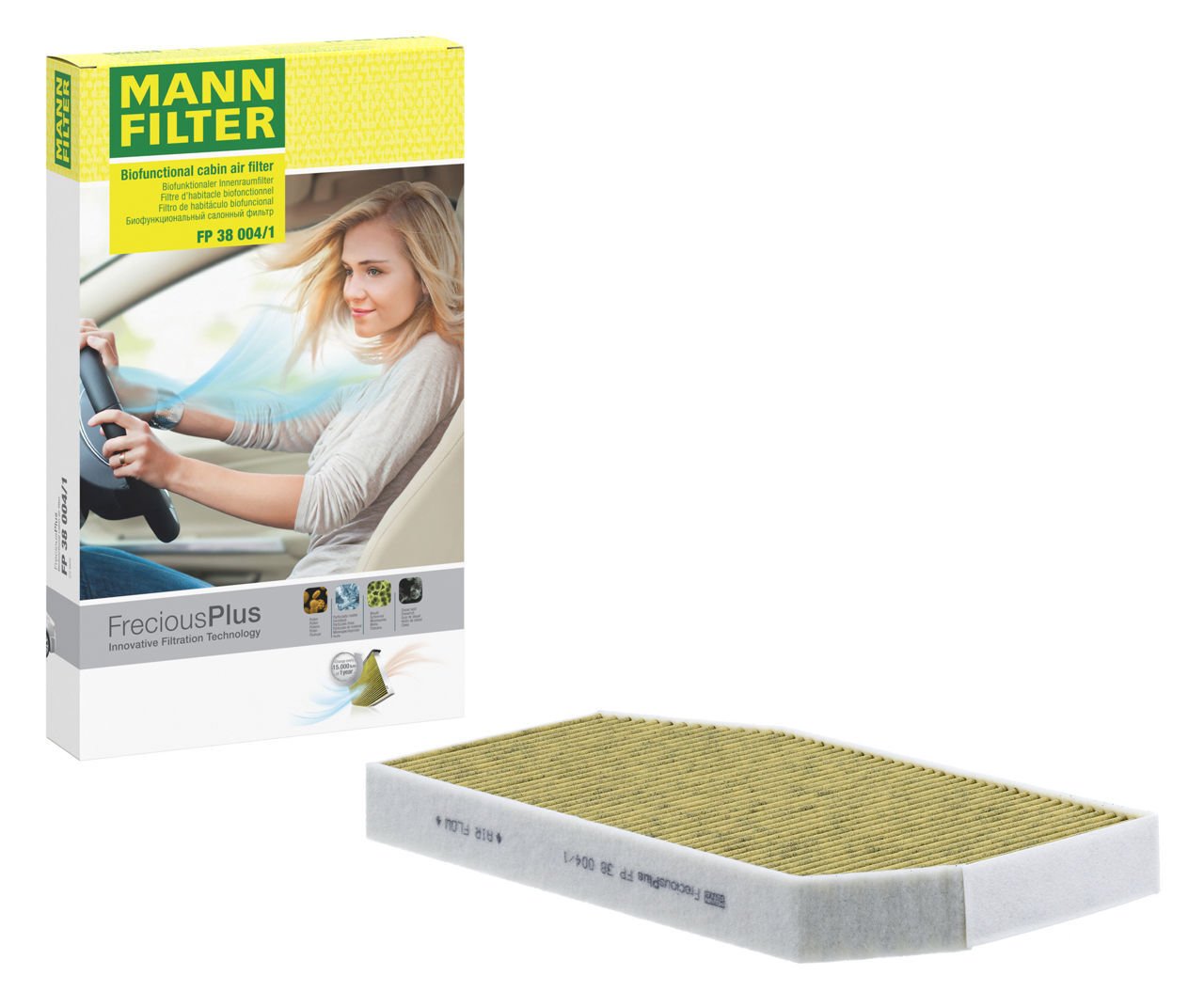 BMW 5 Series G60 520i Mild-Hybrid A,P B48 Cabin Filter | MANN FP 38004/1