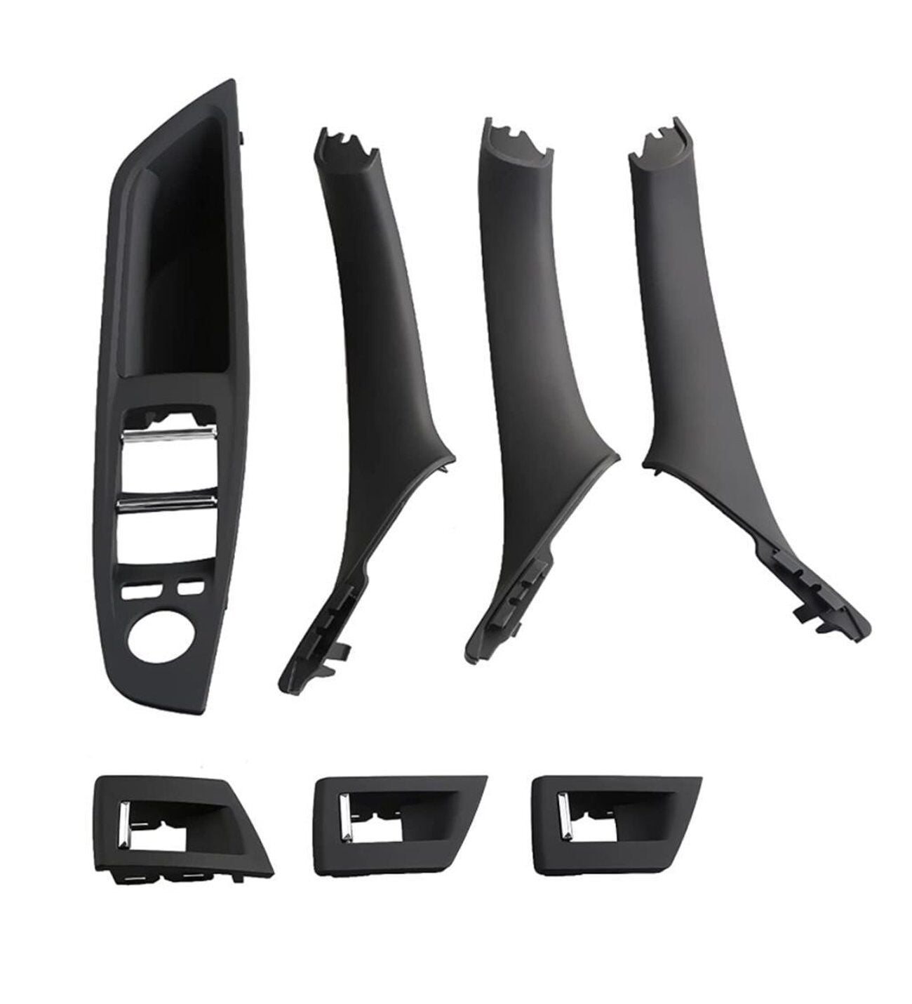 BMW F10 Door Handle Set 7 Pieces (Black) | GKL