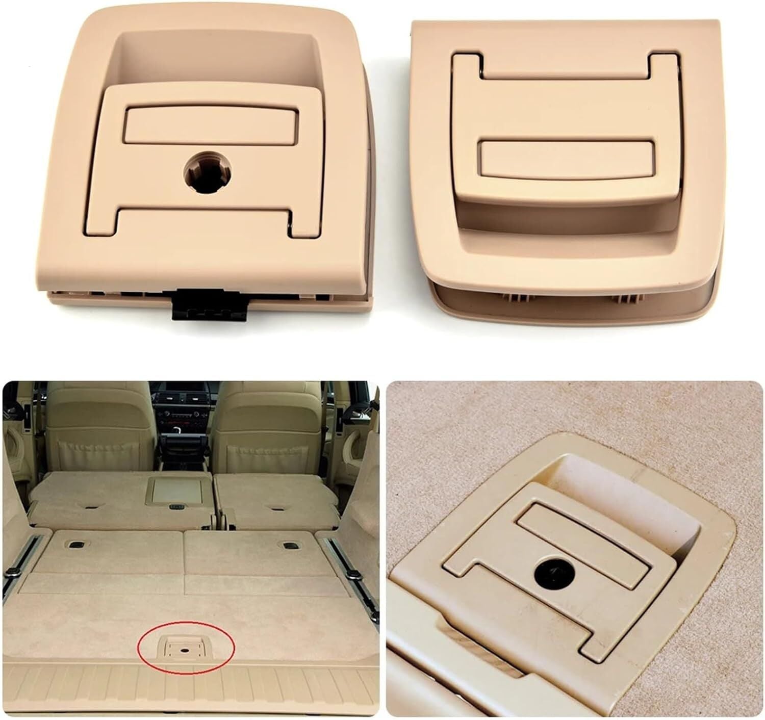 BMW X5 E70 Trunk Floor Release Handle (Beige) | GKL Bmw X6 E
