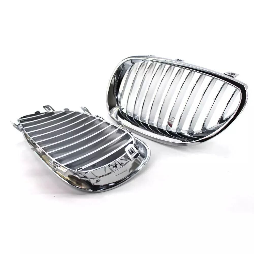 BMW 5 Series E60-LCI Front Grille Kidney Chrome Set