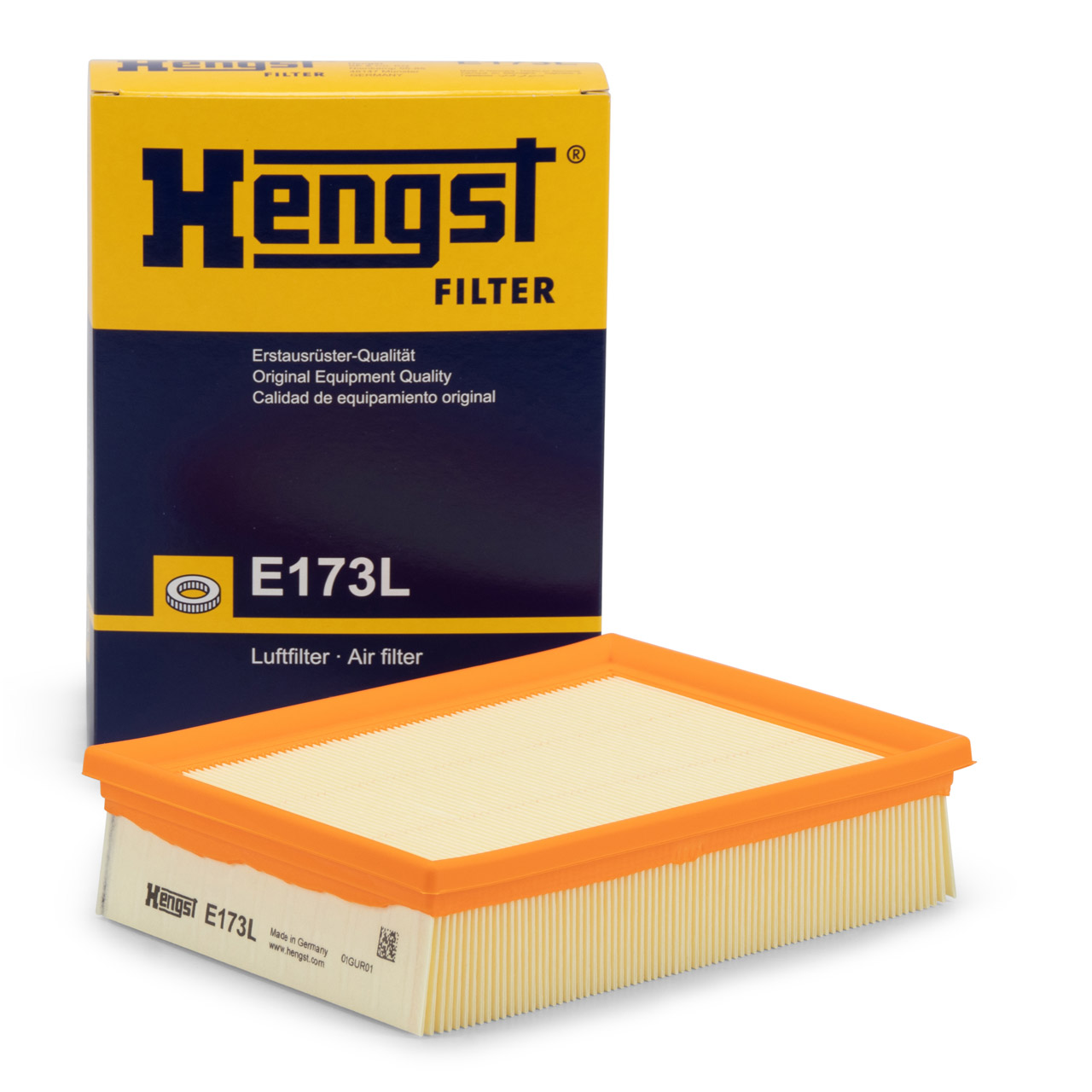 BMW E46 M43 M52 Air Filter | HENGST E173L
