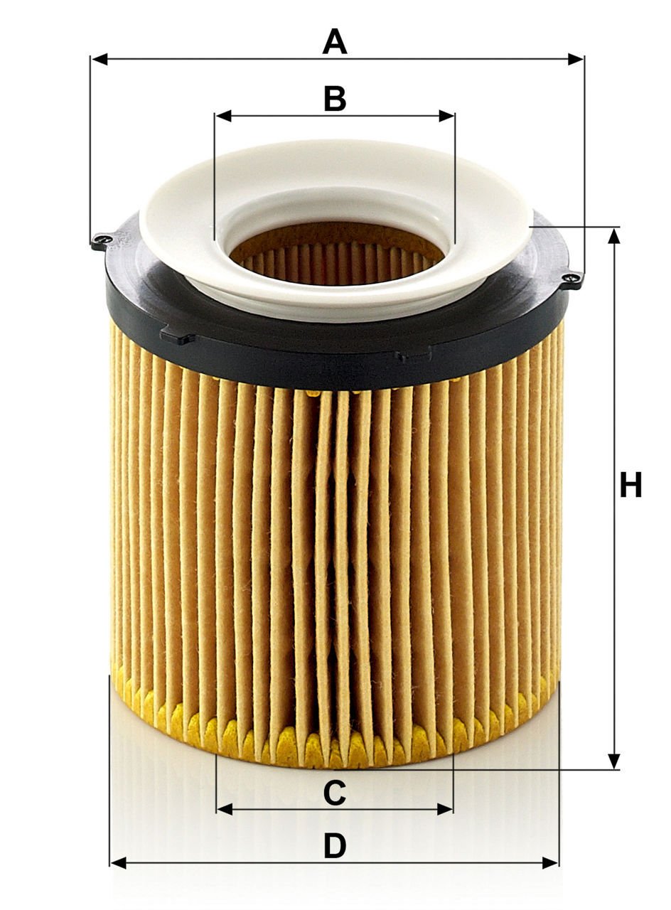 BMW 5 Series F10-F11 520i N20 Oil Filter | MANN