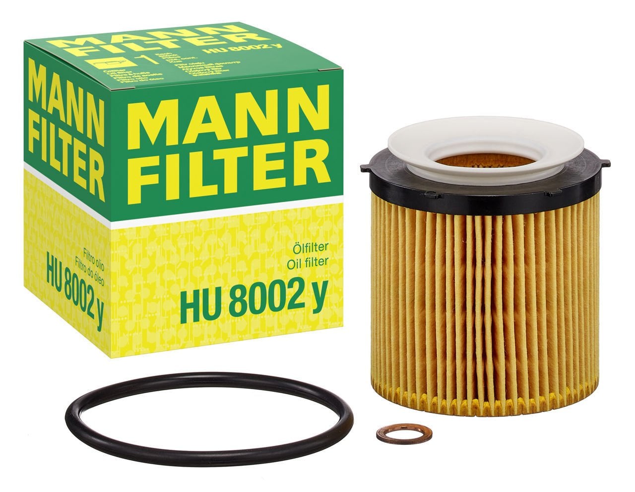 BMW 3 Series F30, F31 335i N55 Oil Filter - MANN HU 8002Y BM