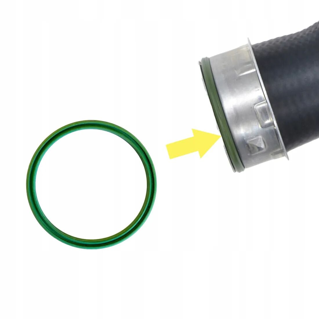 BMW E60 M57N2 Turbo Intercooler Hose O-Ring | IBRAS 35073