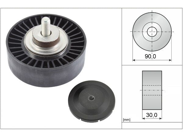 BMW 3 Series E90 335i Tensioner Pulley | INA 532 0752 10