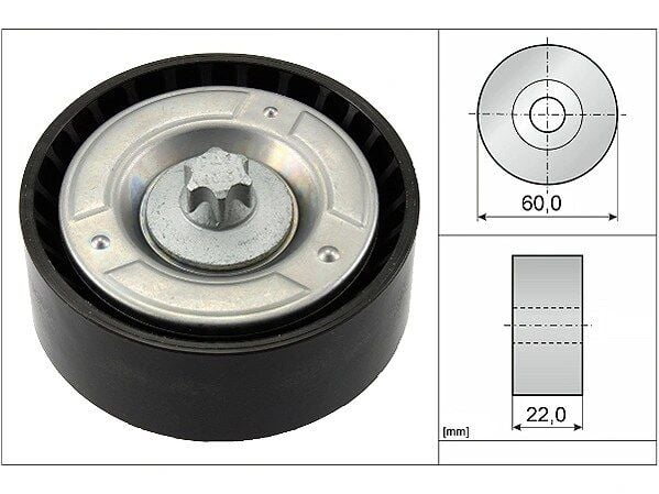 Mercedes A-Class W176 A 180 CDI V Belt Tensioner Bearing